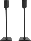 SANUS Speaker Stands for Roku Wireless - Fixed Height Speaker Stands Pair Designed Exclusively for Roku Soundbar & Sound System - Includes Carpet Spikes & Rubber Pads
