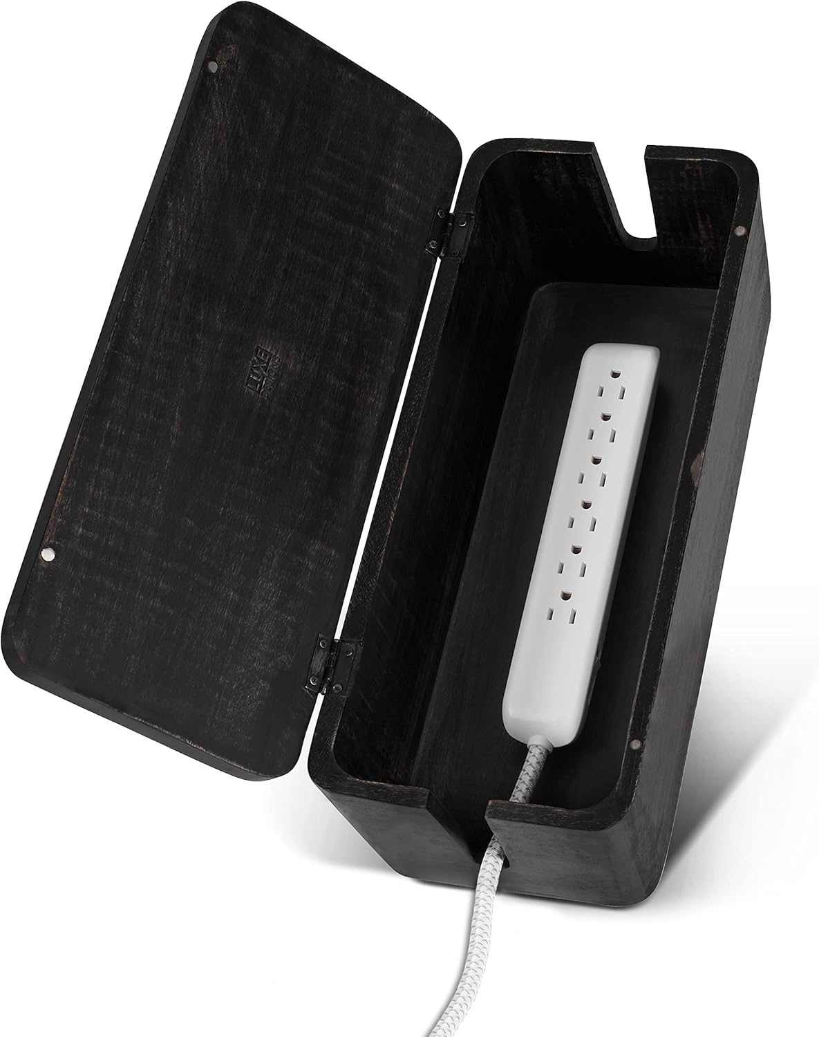 Large Cable Management Box - Cable Organizer Box and Power Strip Box for Electrical Cord Management - Hide Desk Cord and Floor Cables - Wire Storage and Organization for Cords