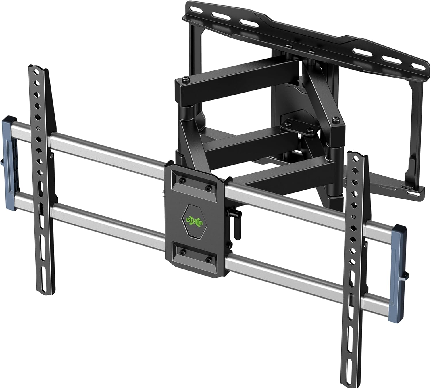 USX Mount Full Motion TV Wall Mount for Most 42-90 inch Flat Screen/LED/4K, TV Mount Bracket Dual Swivel Articulating Tilt 6 Arms, Max 16" Wood Studs, VESA 600x400mm, Holds up to 132lbs
