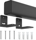 USX MOUNT Universal Soundbar Mount, Sound Bar TV Bracket for Soundbar with Speaker, Fits 2 Installation Options, Removable No-Slip Base Holder Extends 3.46”-6.06”